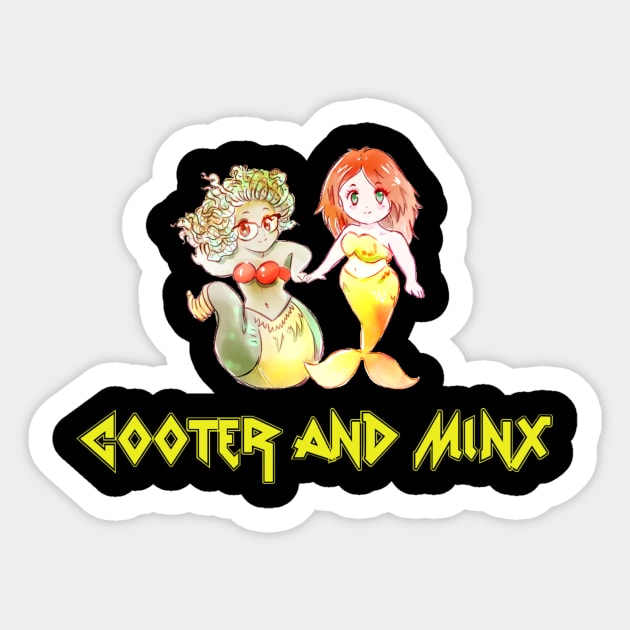 Cooter and Minx Cute Metal Sticker by MixtapeMinx